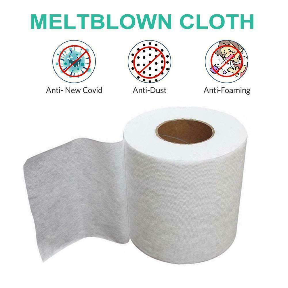 Disposable Meltblown Cloth Nonwoven Filter Fabric for Mask Filtering Layer Application,Replacement Pre Filter Cloth 15m 