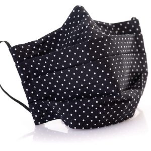 Reusable cotton face masks – ADULTS (with filter pocket, nose wire and elastic)