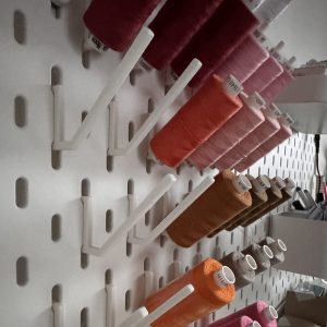 IKEA Skadis pegboard compatible thread holders